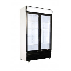 RÉFRIGÉRATEUR 2 PORTES EN VERRE BEZ-750 GD