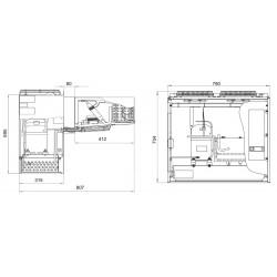 UNITÉ DE RÉFROIDISSEMENT TYPE NÉGATIF 8.8-11.4 M3