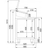 SALADETTE 2 PORTES 7x 1/3GN RÉCIPIENT