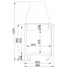 SALADETTE 3 PORTES 4x 1/1GN RÉCIPIENT