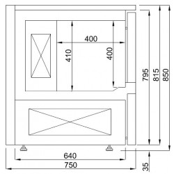 REFROIDISSEUR À VENTILATION 5x 1/1GN