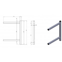 CONSOLE FIXE DOUBLE 300