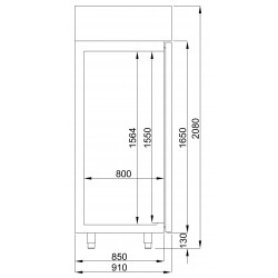 RÉFRIGÉRATEUR PÂTISSERIE MONOBLOCK