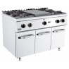 BASE 700 CUISINIERE PLAQUES COUP DE FEU GAZ 4 BR.