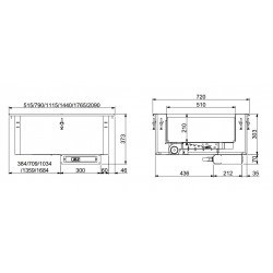 DROP-IN BAIN-MARIE AIR CHAUD 2/1