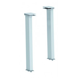 2 SUPPORTS POUR VERRE COURBÉ