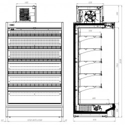 CHAMBRE FROIDE MURALE MAX 6.0 - REMOTE