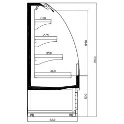 VITRINE RÉFRIGÉRÉE 1.3