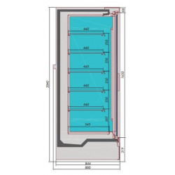 CHAMBRE FROIDE MURALE MIKE 2.5  *TRANSPORT SUR DEMANDE*