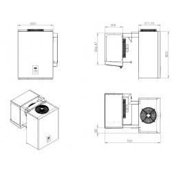 UNITÉ DE RÉFROIDISSEMENT TYPE NEGATIF 13,1-18 M3