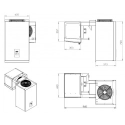 UNITÉ DE RÉFROIDISSEMENT TYPE POSITIF 6,6-9 M3