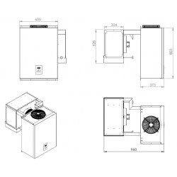 UNITÉ DE RÉFROIDISSEMENT TYPE POSITIF 13,1-18 M3