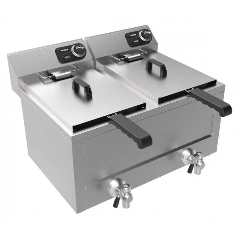 FRITEUSE POSABLE ÉLECTRIQUE 2X8L 2X3KW