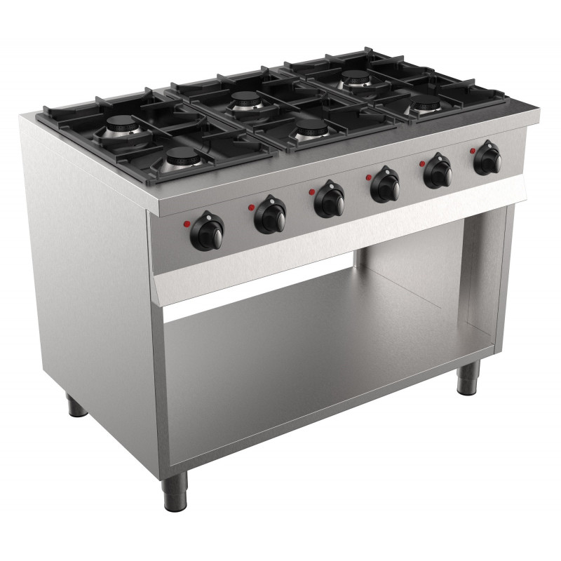 BASE 700 CUISINIERE A GAZ 6 BR.