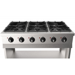 BASE 700 CUISINIERE A GAZ 6 BR.