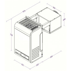 UNITÉ DE REFROIDISSEMENT TYPE POSITIF 9,6-19,9 M3