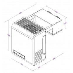 UNITÉ DE REFROIDISSEMENT TYPE POSITIF 13,2-27,6 M3