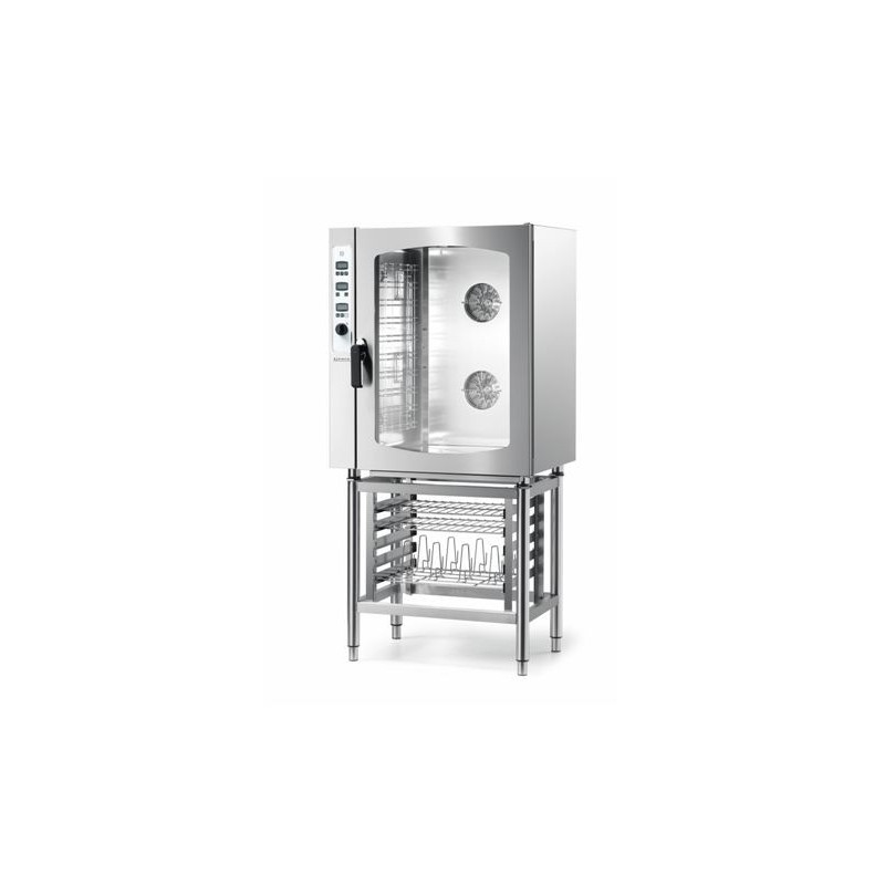 GIORIK FOURS À CONVECTION, GAS  895X768X965MM. (LXDXH), CAP. 10X 1/1 GN  TEMP. +50/+280°C, 0,9 + 19 KW,  230 VOLT, 160 KG